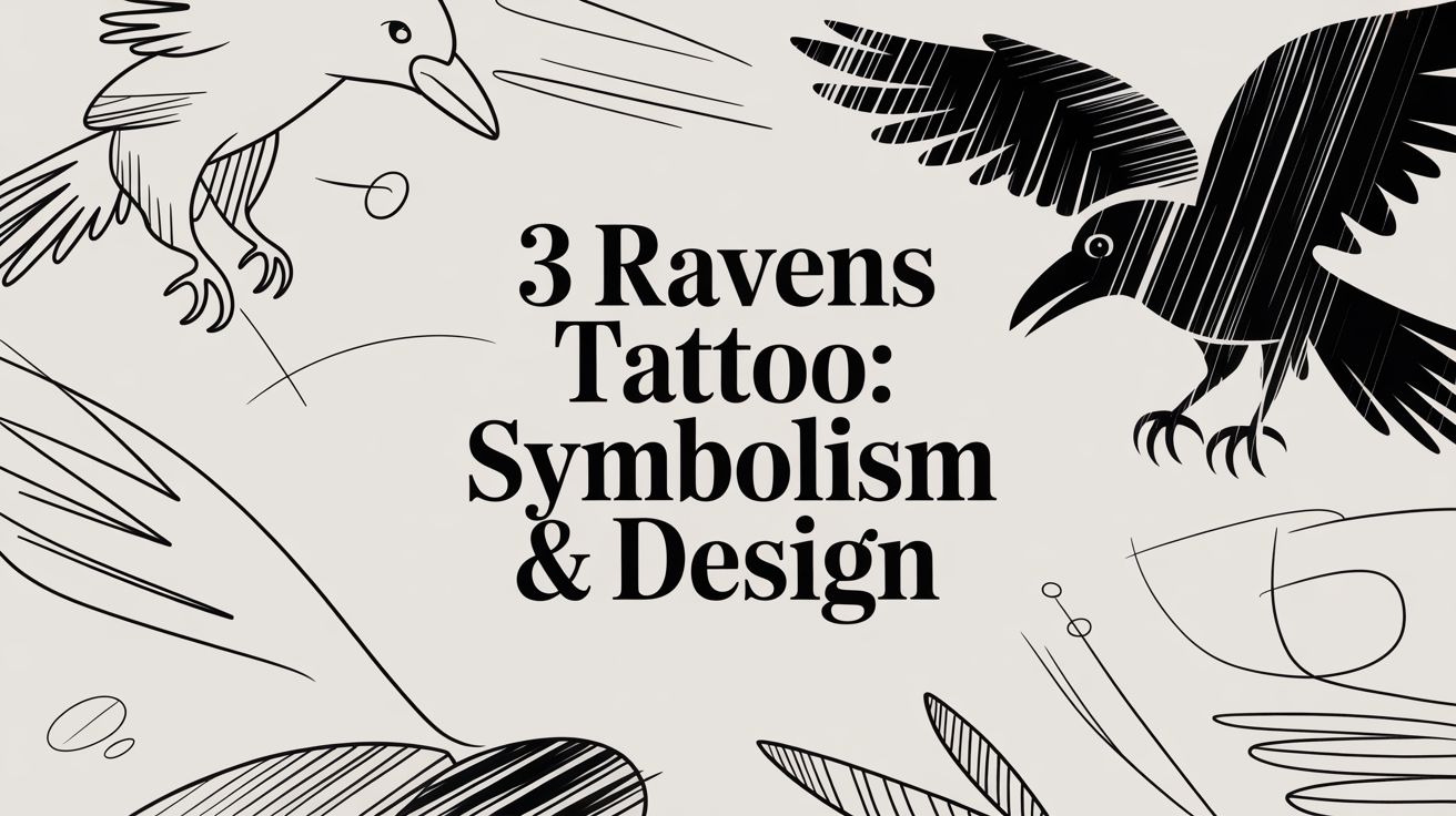 3 Ravens Tattoo: Symbolism & Design