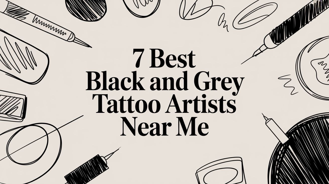 7 Best Black and Grey Tattoo Artists Near Me