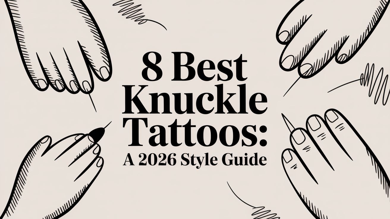 8 Best Knuckle Tattoos: A 2026 Style Guide