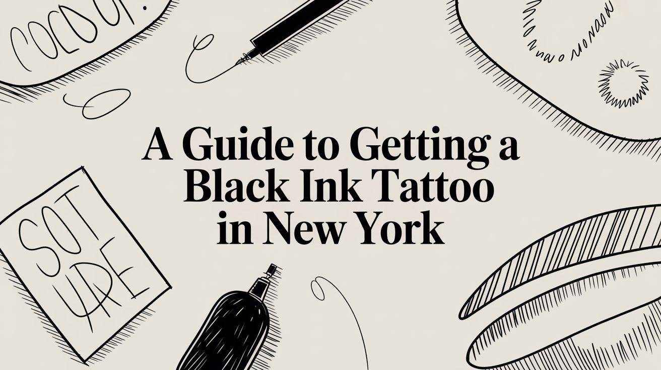 A Guide to Getting a Black Ink Tattoo in New York
