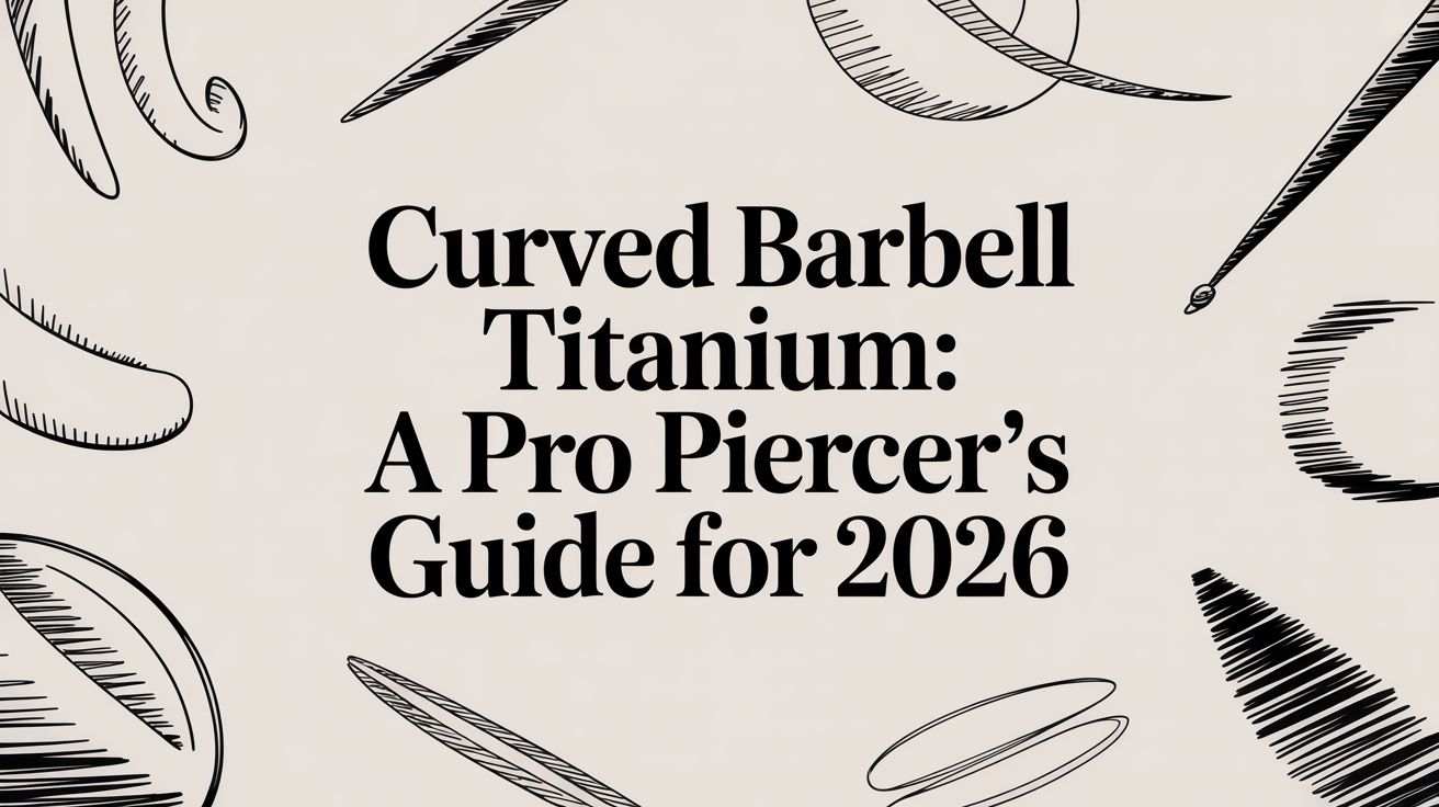 Curved Barbell Titanium: A Pro Piercer's Guide for 2026