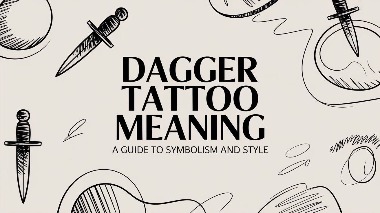 Dagger Tattoo Meaning A Guide to Symbolism and Style