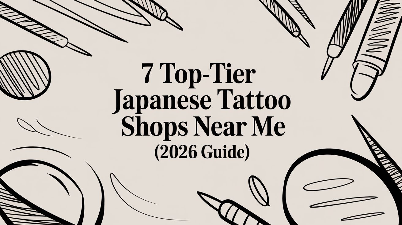 7 Top-Tier Japanese Tattoo Shops Near Me (2026 Guide)