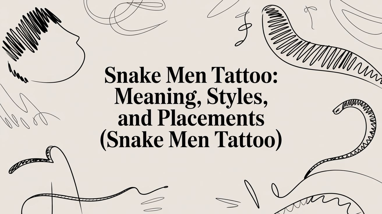 Snake Men Tattoo: Meaning, Styles, and Placements (snake men tattoo)