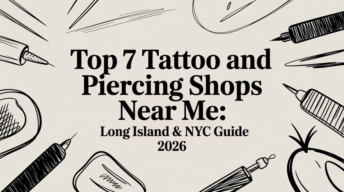 Top 7 Tattoo and Piercing Shops Near Me: Long Island & NYC Guide 2026