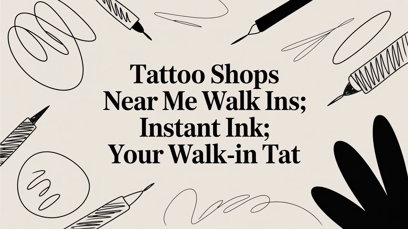 Tattoo shops near me walk ins: Instant Ink: Your Walk-In Tat