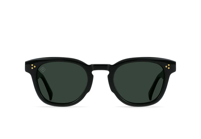 Raen - Squire in Recycled Black / Green Polarized