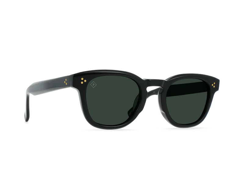 Raen - Squire in Recycled Black / Green Polarized