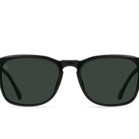 Raen - Wiley in Recycled Black / Green Polarized
