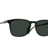 Raen - Wiley in Recycled Black / Green Polarized