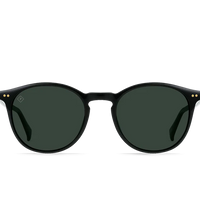 Raen - Basq in Recycled Black / Green Polarized
