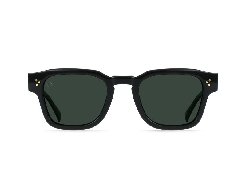 Raen - Rece in Recycled Black / Green Polarized