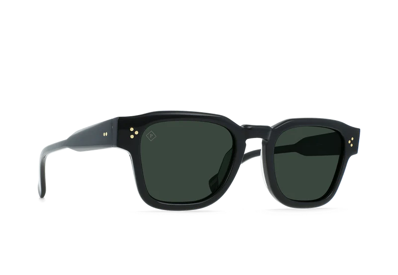 Raen - Rece in Recycled Black / Green Polarized