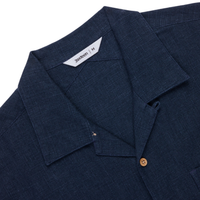3sixteen - Vacation Shirt in Blue Linen