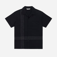 3sixteen - Vacation Shirt in Black Hand Stitch