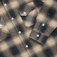 3sixteen - Crosscut Flannel - Brown/Ecru