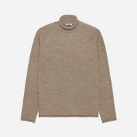 3sixteen - Roll Neck Sweater - Sandstone Baby Alpaca