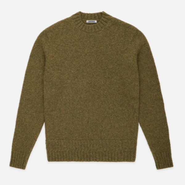 3Sixteen- Alpaca Crewneck - Forest – Fountainhead NY