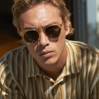 Raen - Remmy in Champagne Crystal / Green Polarized