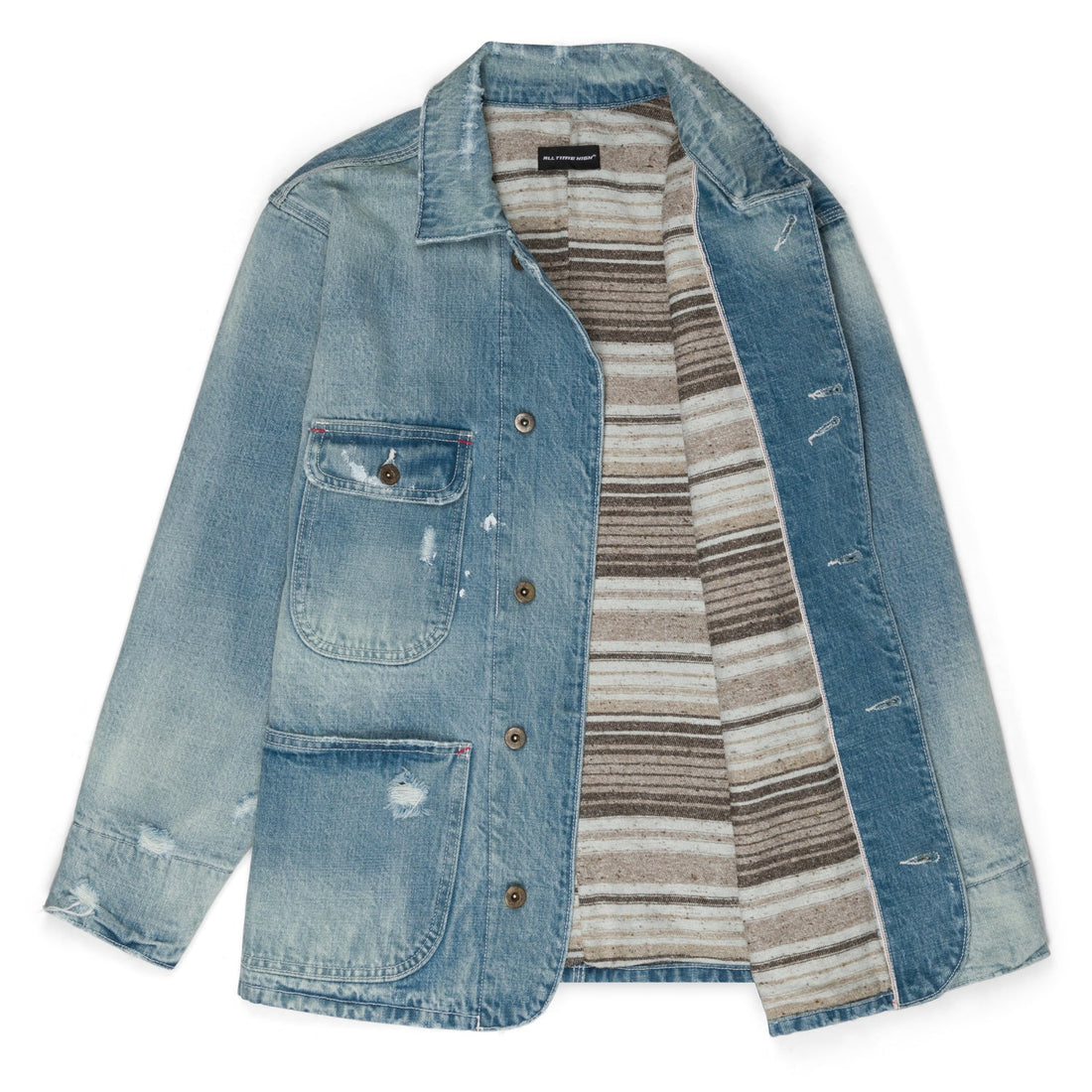 All Time High - Mack Chore Coat in Indigo