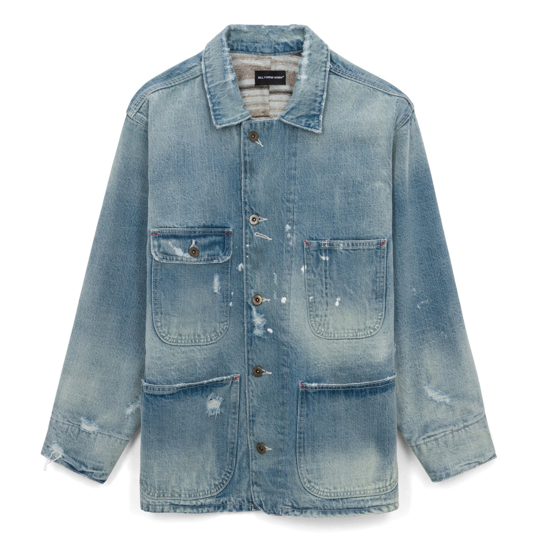 All Time High - Mack Chore Coat in Indigo