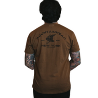 Fountainhead NY - Est 2018 Eagle T-Shirt in Brown