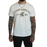 Fountainhead NY - LI Eagle T-Shirt in Milk White
