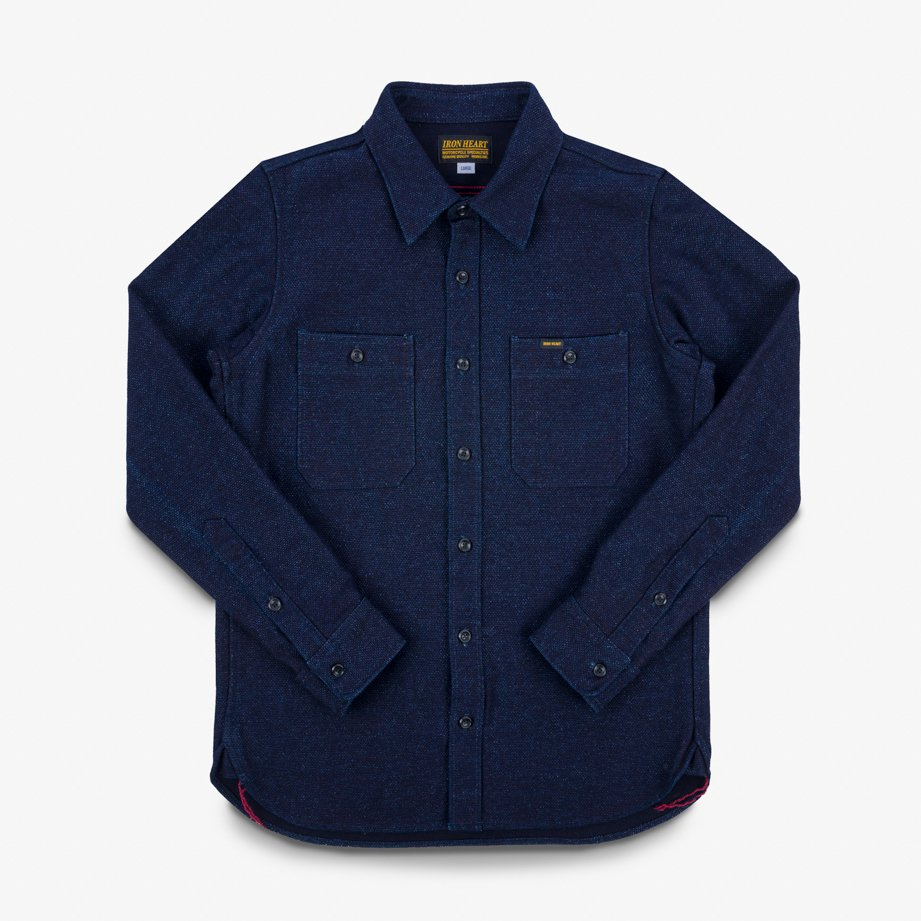 Iron Heart - 21oz Sashiko Work Shirt - Indigo – Fountainhead NY