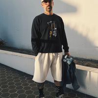 All Time High Lifeguard Longsleeve in Rinsed Black - detail