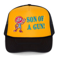 All Time High - The Roaring Sound Trucker Hat in Black/Gold