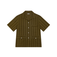 Knickerbocker - Cotton Hemingway Shirt in Olive