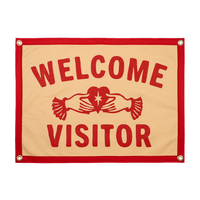 Oxford Pennant - Welcome Visitor Camp Flag • John Moreland x Oxford Pennant