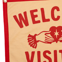 Oxford Pennant - Welcome Visitor Camp Flag • John Moreland x Oxford Pennant