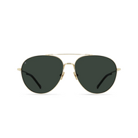Raen - Serona in Satin Light Gold / Green Polarized