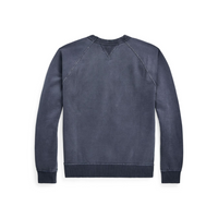 Double RL - Crewneck Neck Cotton Sweater in Navy