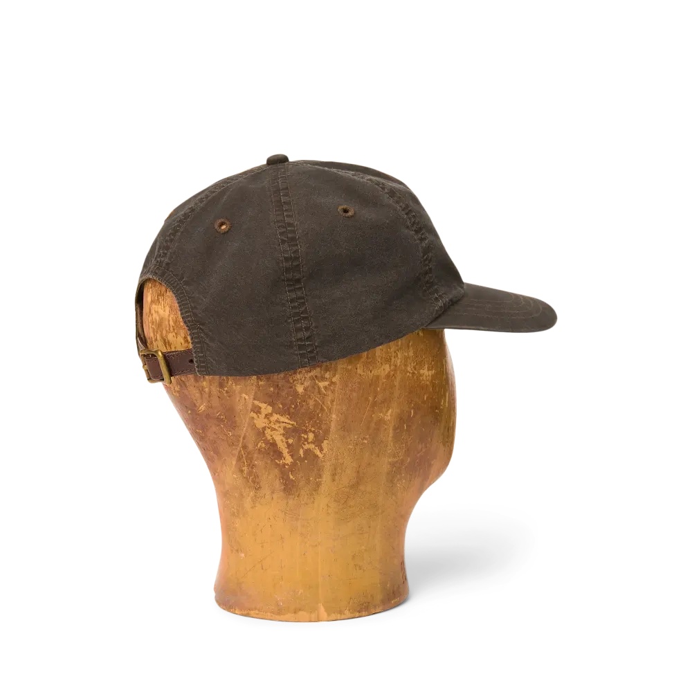 帽子 Ralph Lauren POLOCOUNTRY oiled cloth cap Ralph Lauren - Cotton Oil Cloth Sportsman Cap - Dark Brown
