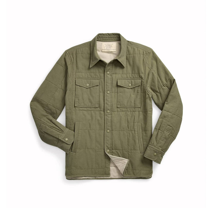 Olive shirt jacket hotsell