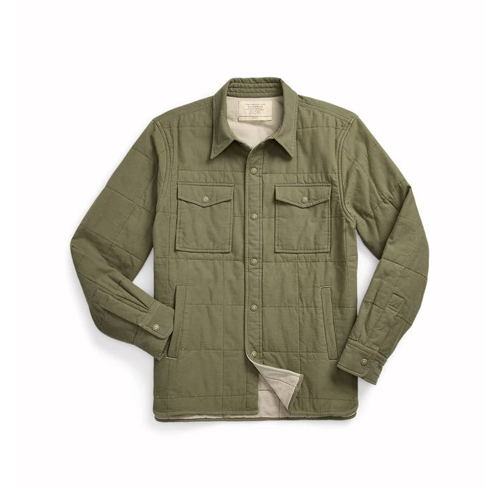 Ralph Lauren Long sleeve Cotton Plainweave Mountaineer Shirt Jacket Olive Drab