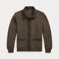 Ralph Lauren - Double-Knit Tweed Cardigan - Brown/multi