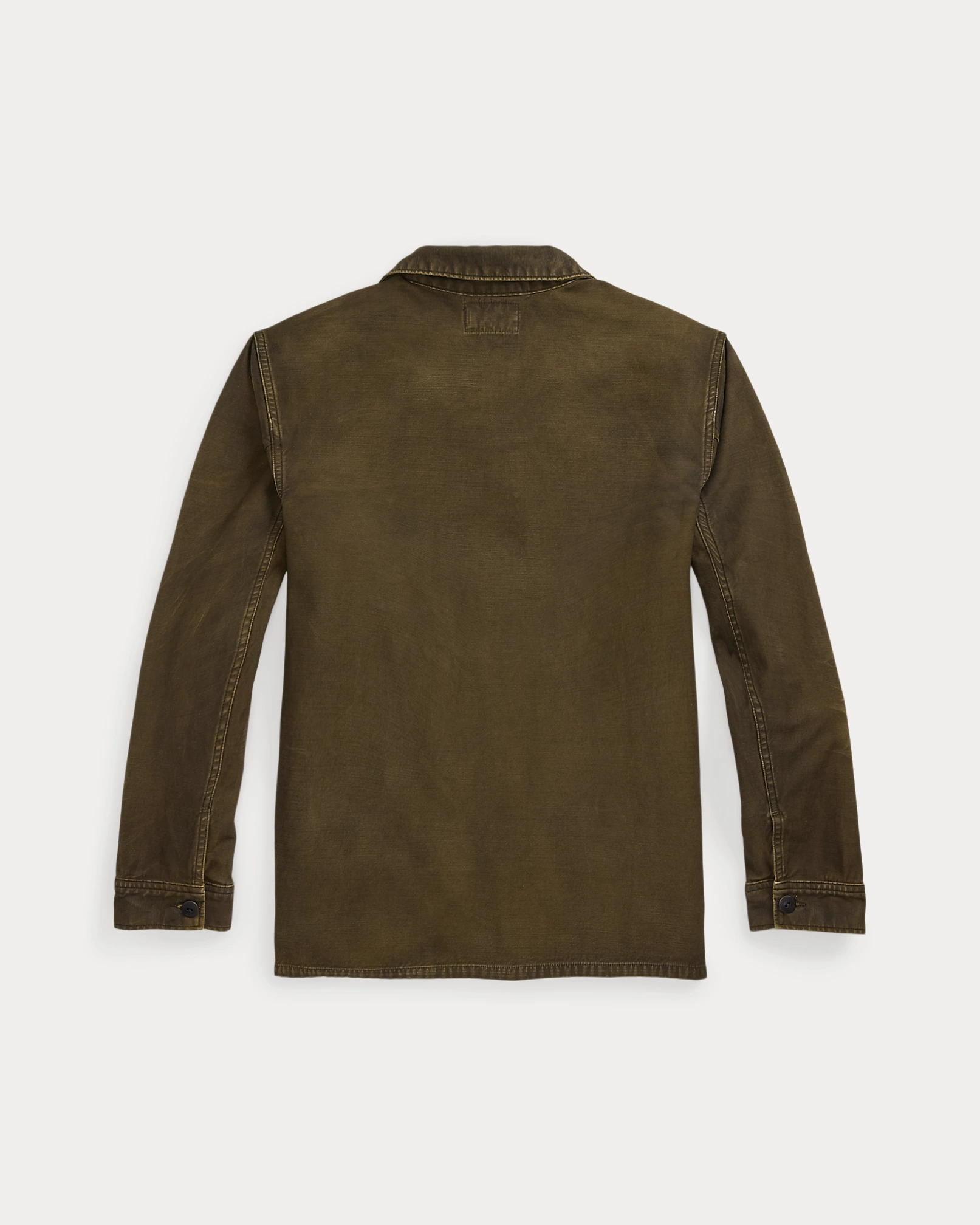 Double RL - Reverse-Sateen Overshirt in Washed Brown – Fountainhead NY