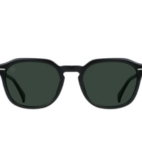 Raen - Clyve In Crystal Black / Green Polarized