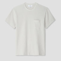 Save Khaki United - Short Sleeve Waffle pocket Tee in Ash