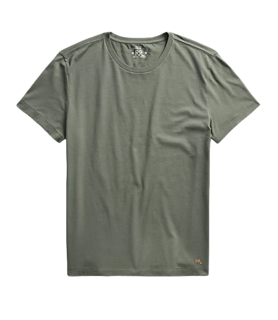 Double RL - Garment-Dyed Pocket T-Shirt in Green – Fountainhead NY