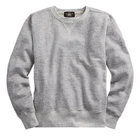 Double RL - Fleece Sweatshirt in Athletic Grey