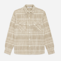 3sixteen - Crosscut Flannel in Alabaster Jacquard