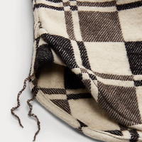 Double RL - Plaid Brushed Jacquard Workshirt in Black/Creme