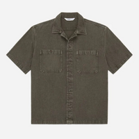 3sixteen - Short Sleeve Workshirt in Umber Stonewash