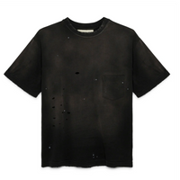 All Time High - Painted Single Stitch Pocket Tee - Vintage Black