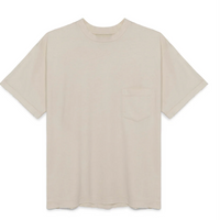 All Time High - Single Stitch Pocket Tee in Ivory
