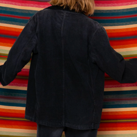 Dr. Collectors - Yellowstone Canvas Jacket in Sunfaded Smoke Black